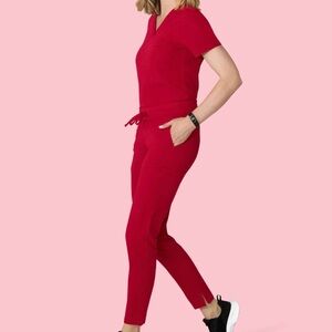 Mandala Candy Red Scrub Set ❤️